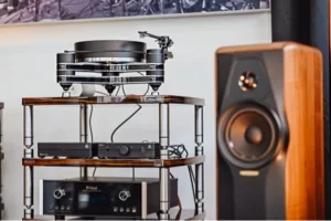 Platine vinyle et équipement hi-fi de qualité